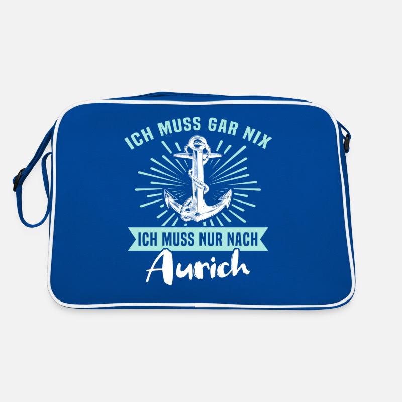 Auricher Sprüche Aurich Retro Tasche