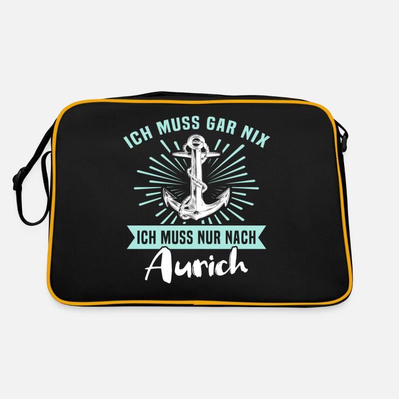Auricher Sprüche Aurich Retro Tasche