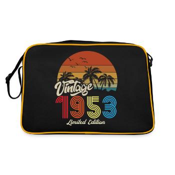 Vintage unique copy 1953 Limited edition - Retro Bag - black/gold - Back