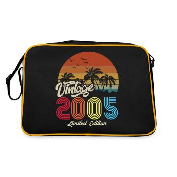 Vintage unique copy 2005 Limited edition - Retro Bag - black/gold - Back