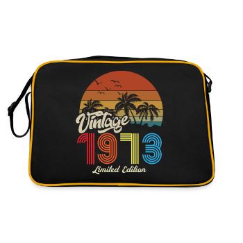 Vintage unique copy 1973 Limited edition - Retro Bag - black/gold - Back