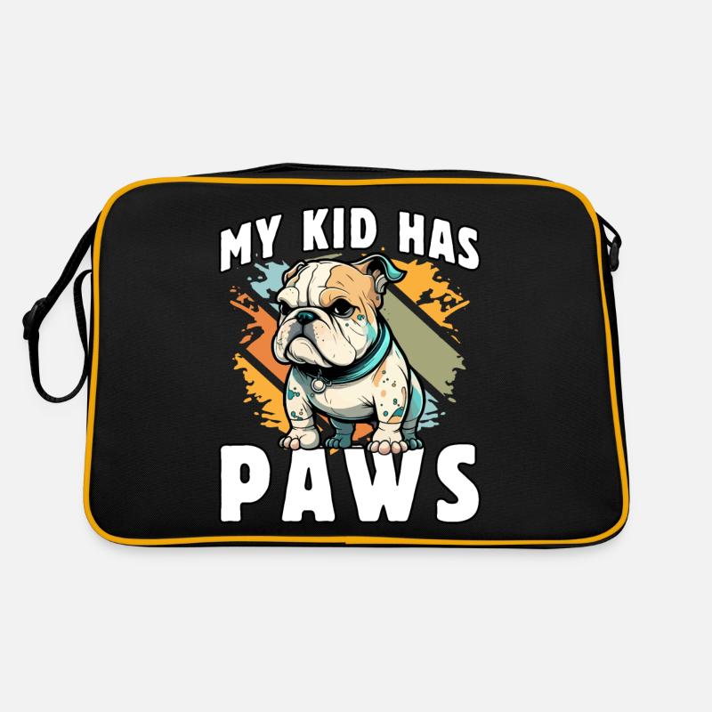 My Kid has Paws Retro Tasche