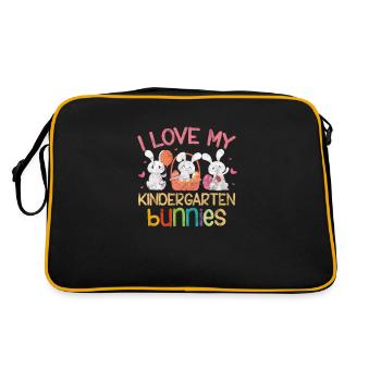 Kindergarten - Retro Bag - black/gold - Back