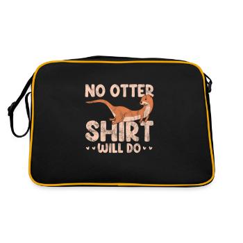 Loutre - Sac Retro - noir/or - Dos