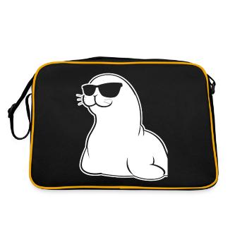 Sceau d’étanchéité avec sceau de lunettes de soleil - Sac Retro - noir/or - Dos