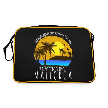Majorque Party Holidays Palma - Sac Retro - noir/or - Dos