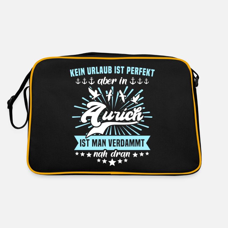 Aurich Sprüche Auricher Retro Tasche