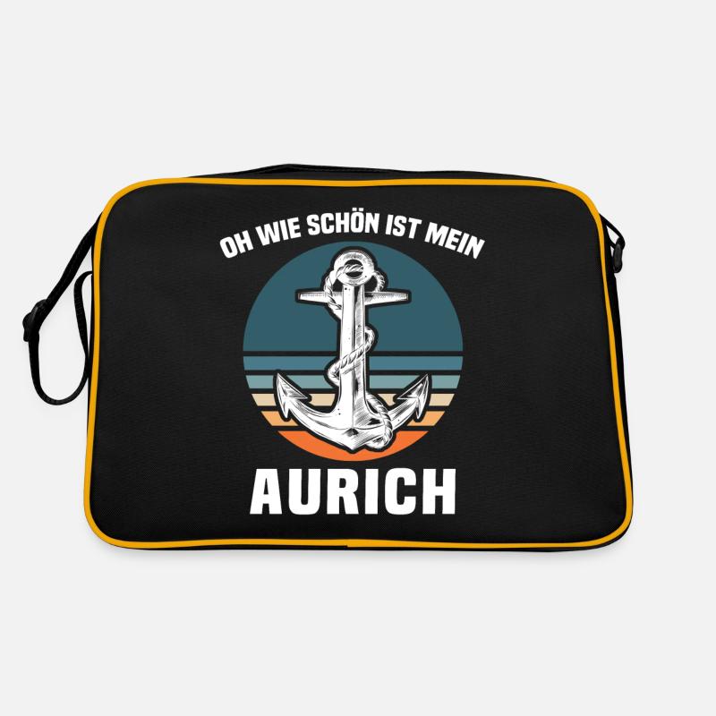 Aurich Sprüche Auricher Retro Tasche