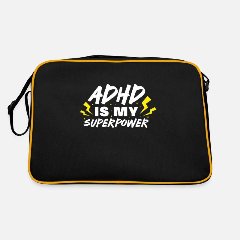 ADHD ADHD Attention Deficit Gift Retro Bag