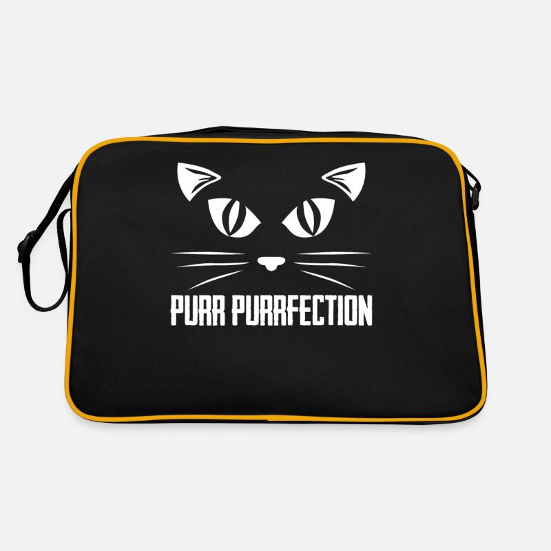Purrfection de chat Sac Retro