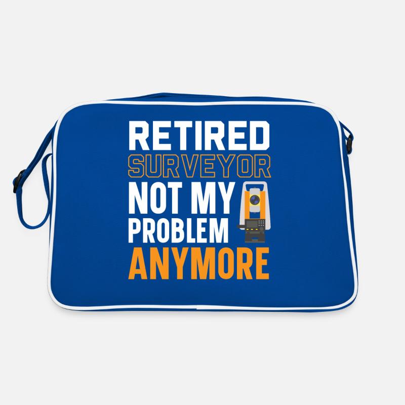 Retired surveyor not my problem Retro Bag