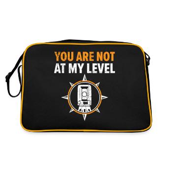 Ce ne sont pas des géomètres à mon niveau - Sac Retro - noir/or - Dos