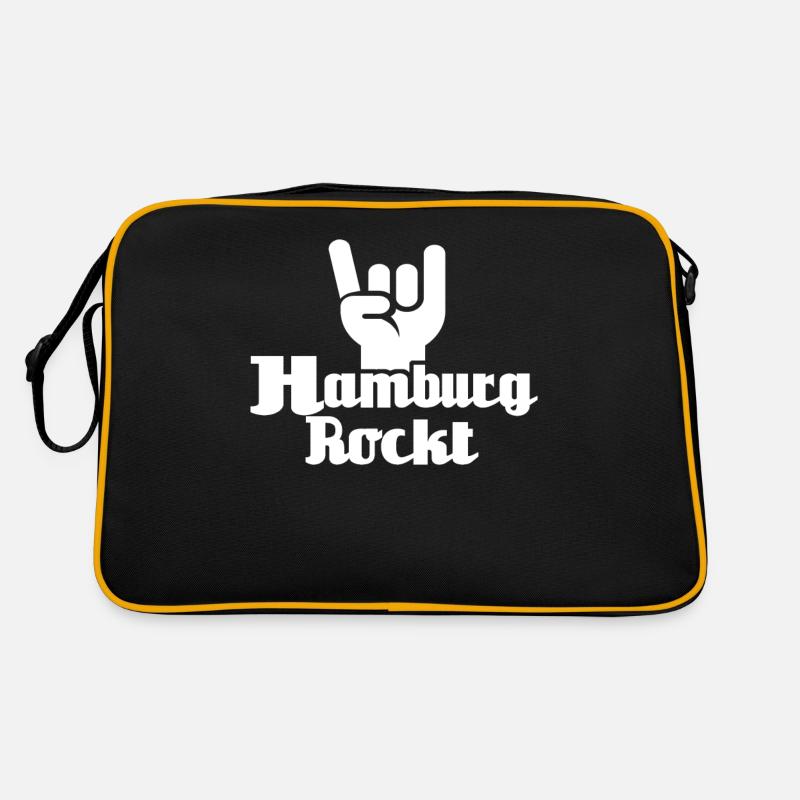 Hamburg Sprüche Hamburger Spruch Retro Tasche