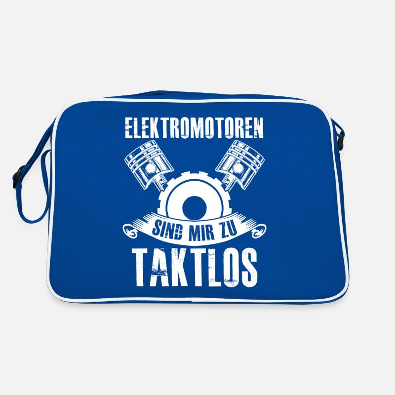 Tuner Verbrenner Motor Hubraum Tuning Retro Tasche