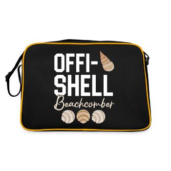 Seashell Beach Mop Seashell Beach Mopping - Retro Bag - black/gold - Back