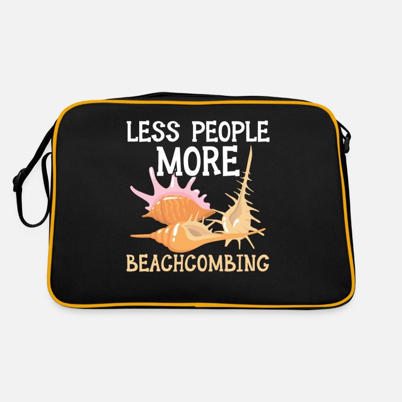 I'd rather collect sea glass Beachcombing Retro Bag