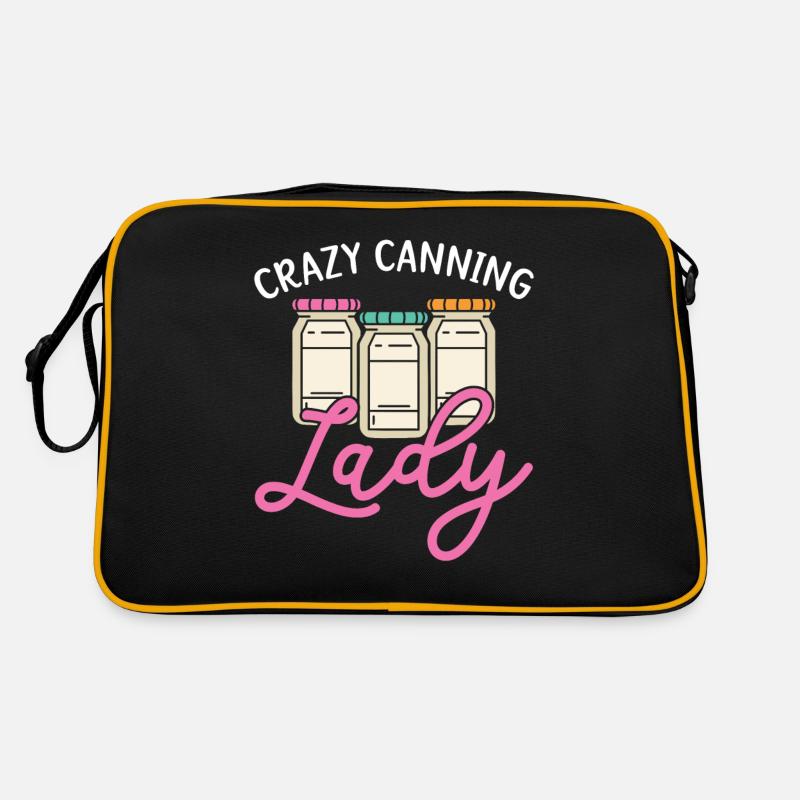 Crazy Canning Lady conserves container aliments en conserve Sac Retro