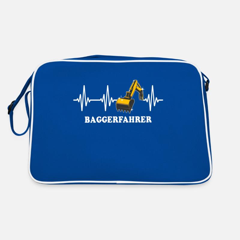 Baggerfahrer EGK Baggerführer Herzlinie Retro Tasche