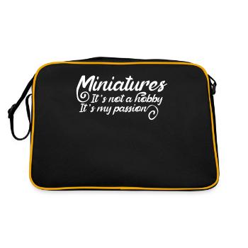 Model maker model making - Retro Bag - black/gold - Back