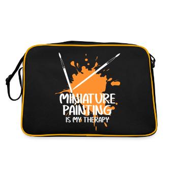 Model Maker Brush Color Model Making - Retro Bag - black/gold - Back