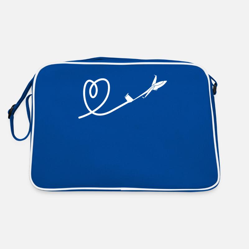 Glider Heart Glider Pilot Retro Bag