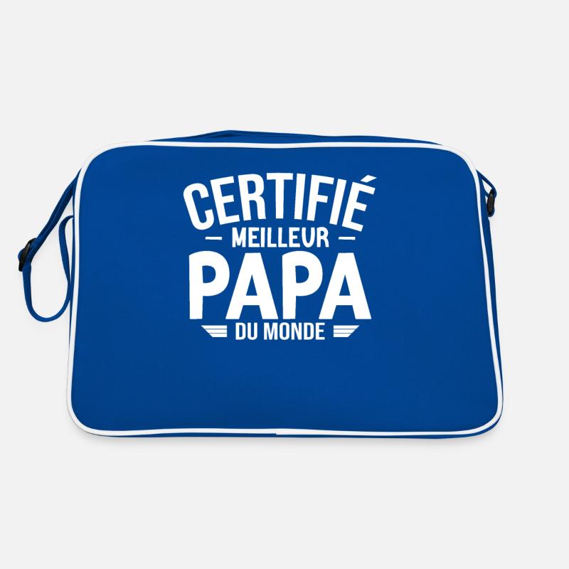 Certifié Meilleur Papa Sac Retro