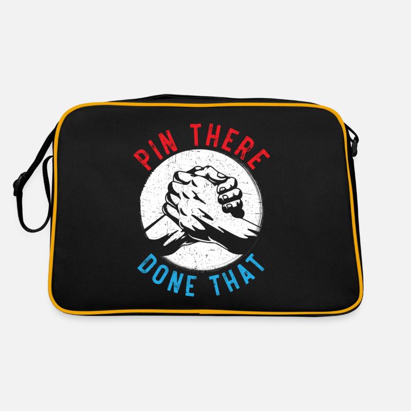 épingle là fait ce bras de fer bras de fer Sac Retro