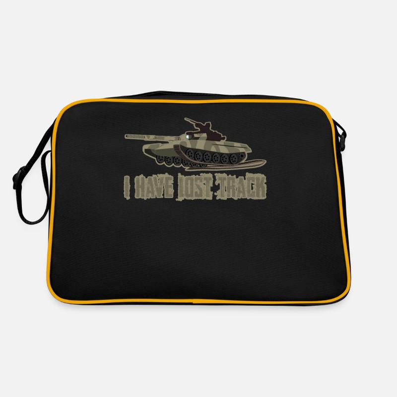 Panzer Kampfpanzer Panzerkette Retro Tasche
