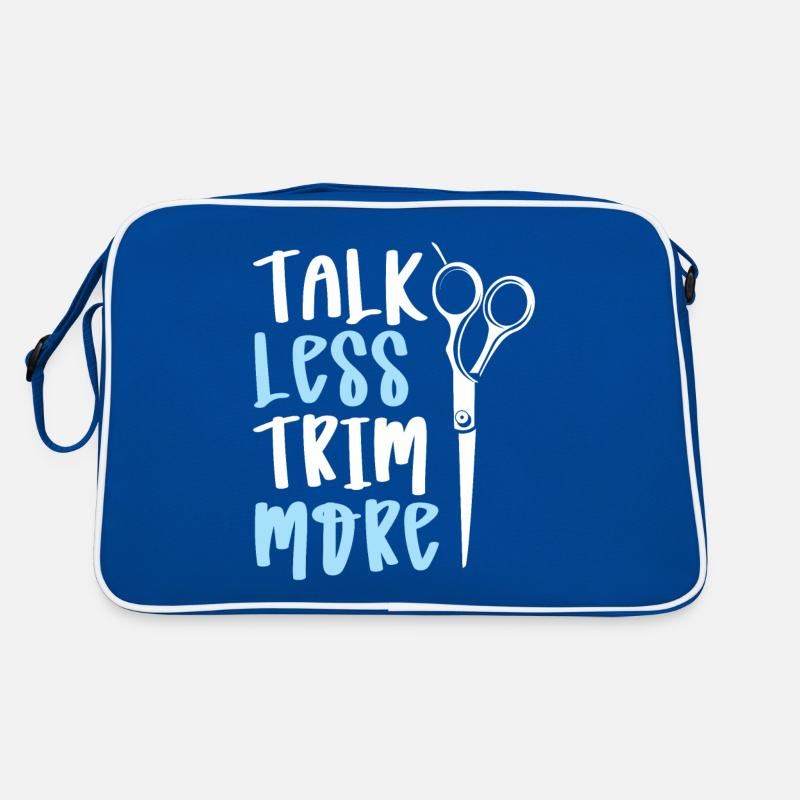 Talk less, cut more, cut S Retro Bag