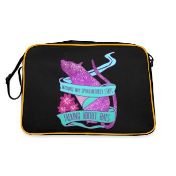Le propriétaire de rats dit les rats - Sac Retro - noir/or - Dos