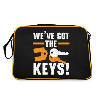 We have the keys to real estate brokers - Retro Bag - black/gold - Back