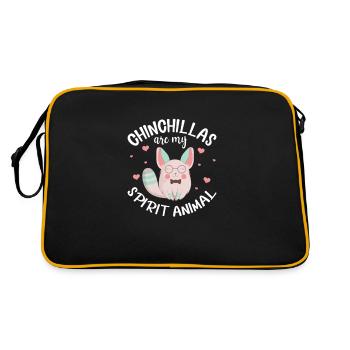 Chinchilla - Sac Retro - noir/or - Dos