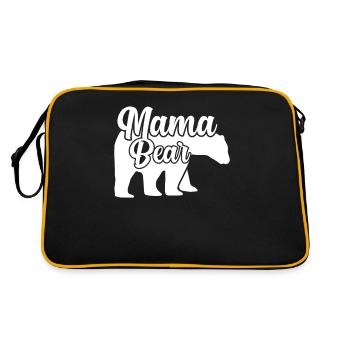 Mama Bear - Retro Bag - black/gold - Back