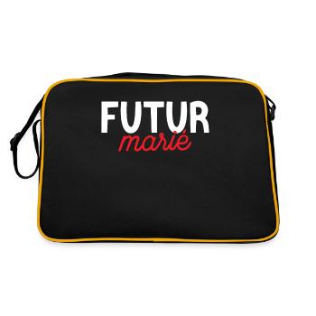 Futur marié - Sac Retro - noir/or - Dos