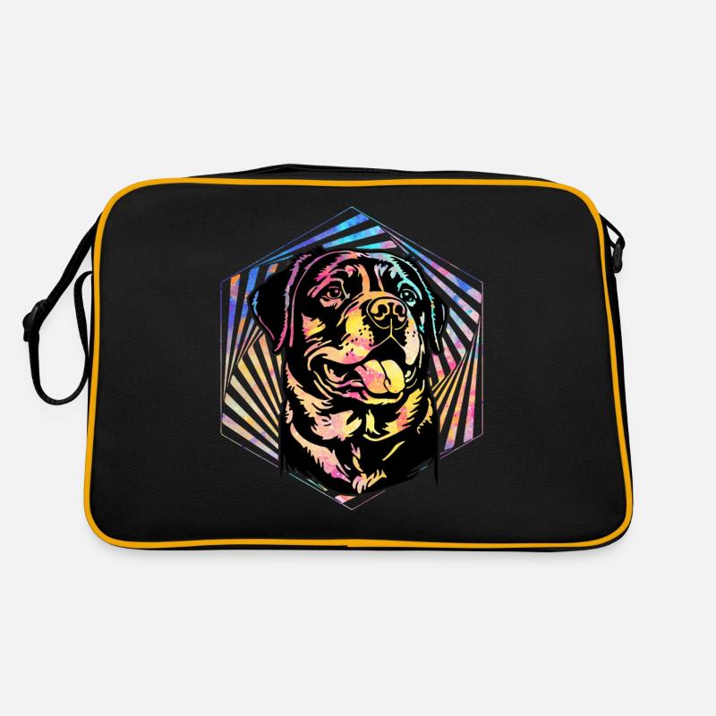 Rottweiler Retro Tasche