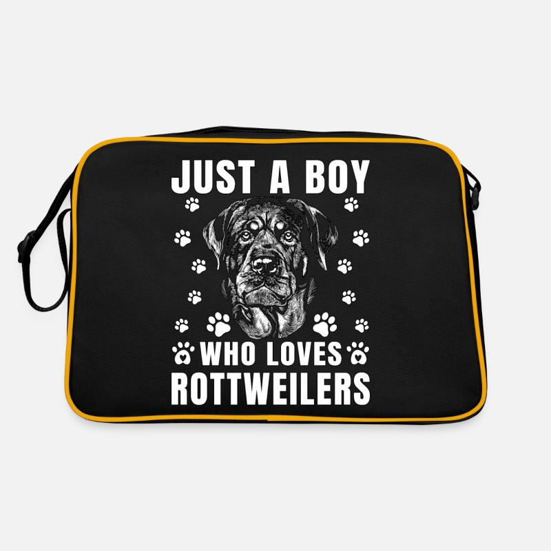 Juste un garçon qui aime les Rottweilers Sac Retro
