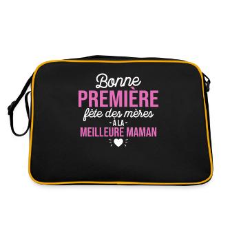 Body Bébé Meilleure Maman - Sac Retro - noir/or - Dos