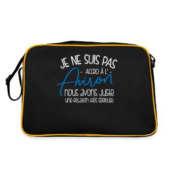 Accro à l'aviron - Sac Retro - noir/or - Dos