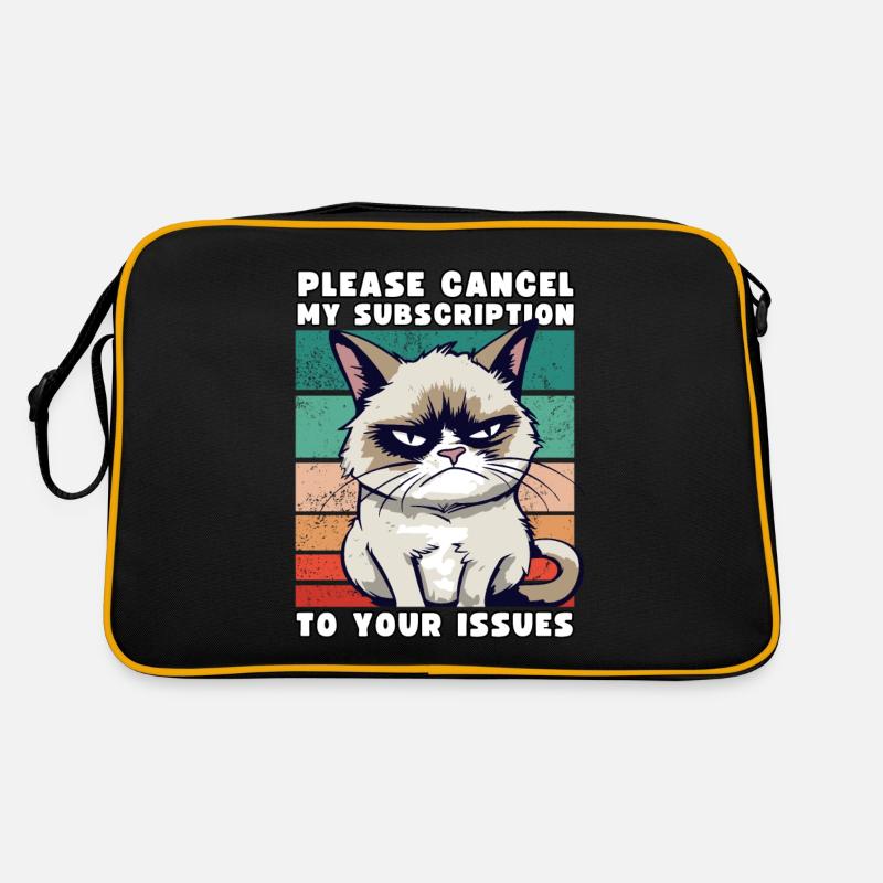 Grump Veuillez annuler mon abonnement à vos problèmes Sac Retro
