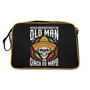 Cinco De Mayo Parti mexicain Cinco De Mayo - Sac Retro - noir/or - Dos