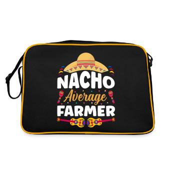 Cinco De Mayo Mexikanische Party Cinco De Mayo - Retro Tasche - Schwarz/Gold - Hinten