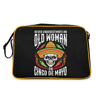 Cinco De Mayo Parti mexicain Cinco De Mayo - Sac Retro - noir/or - Dos