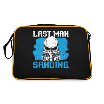 Injecting cars is my cardio training body - Retro Bag - black/gold - Back
