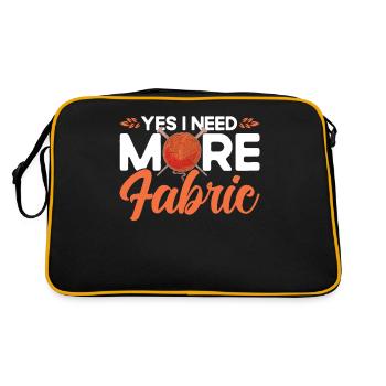 Quilting Gift Sewing Knitting Quilter - Retro Bag - black/gold - Back