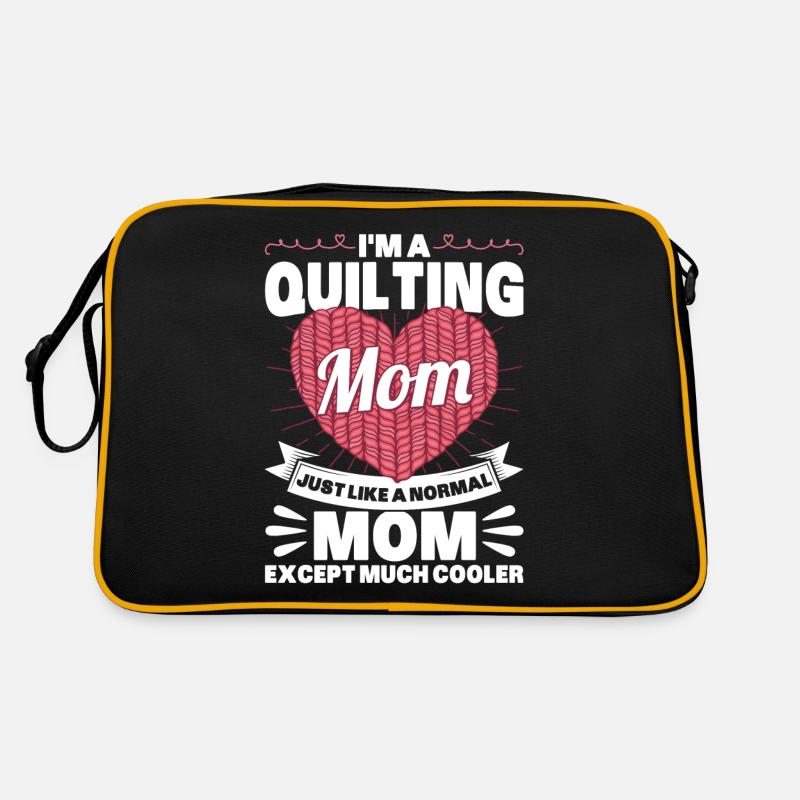 Quilten Geschenk Nähen Stricken Quilter Retro Tasche