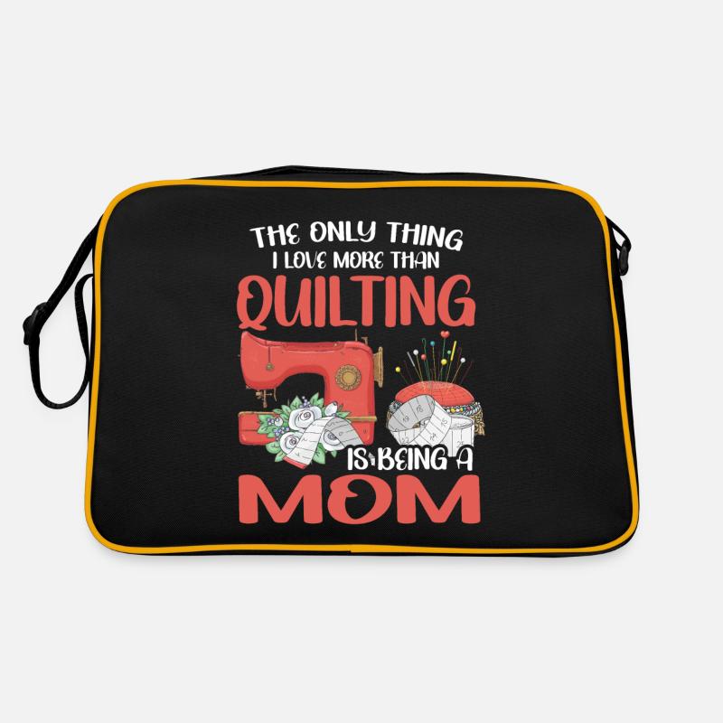 Quilting Gift Sewing Knitting Quilter Retro Bag