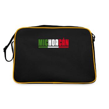 Cadeau de la nation mexicaine mexicaine - Sac Retro - noir/or - Dos
