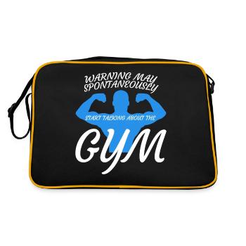 Gym Workout Musculation Fitness Sport - Sac Retro - noir/or - Dos