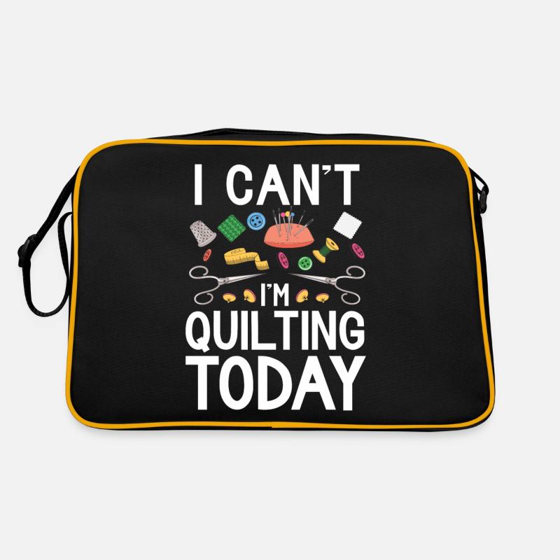 Quilten Geschenk Nähen Stricken Quilter Retro Tasche