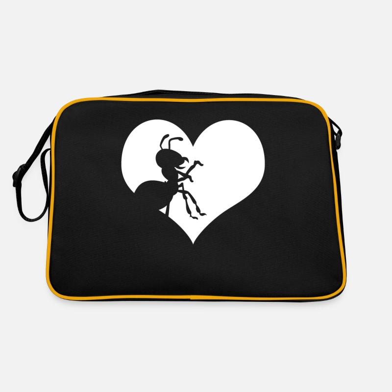 Fourmi cœur fourmis Sac Retro
